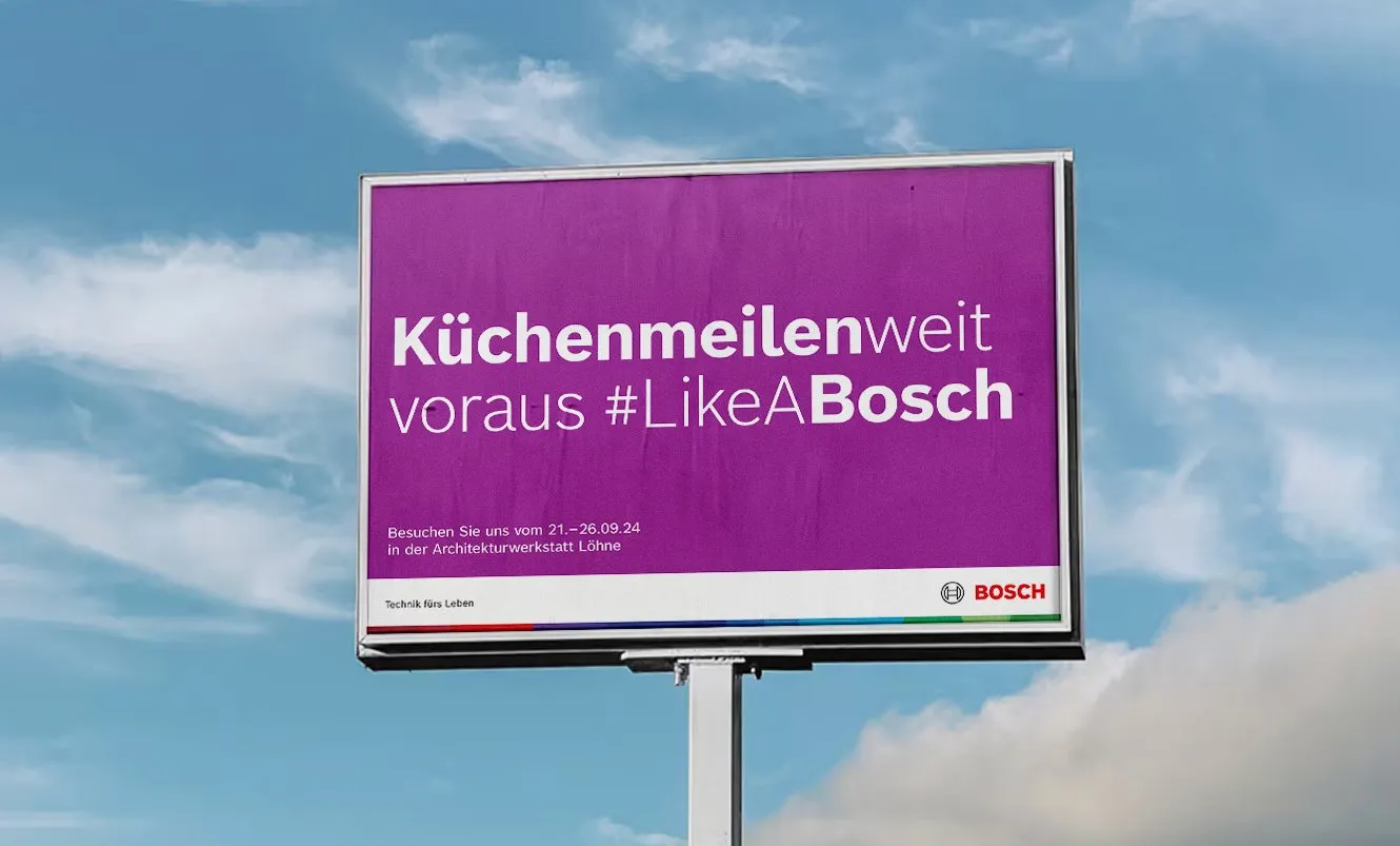 Bosch Küchenmeile 24 — free outdoor billboard mockup 03