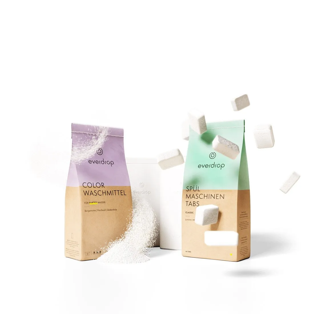 everdrop — clean home box small tabs powder transparent